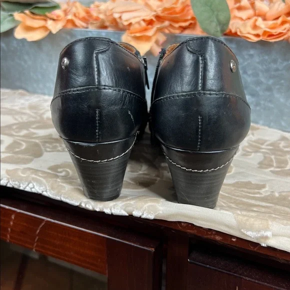 Pikolinos Lillie black leather ankle boots Size 39 - Picture 5 of 12